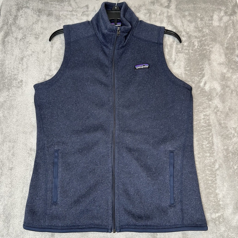 Patagonia Women's Better Sweater Full Zip Vest - Dark Blue New Size Medium - NWT - Picture 7 of 16